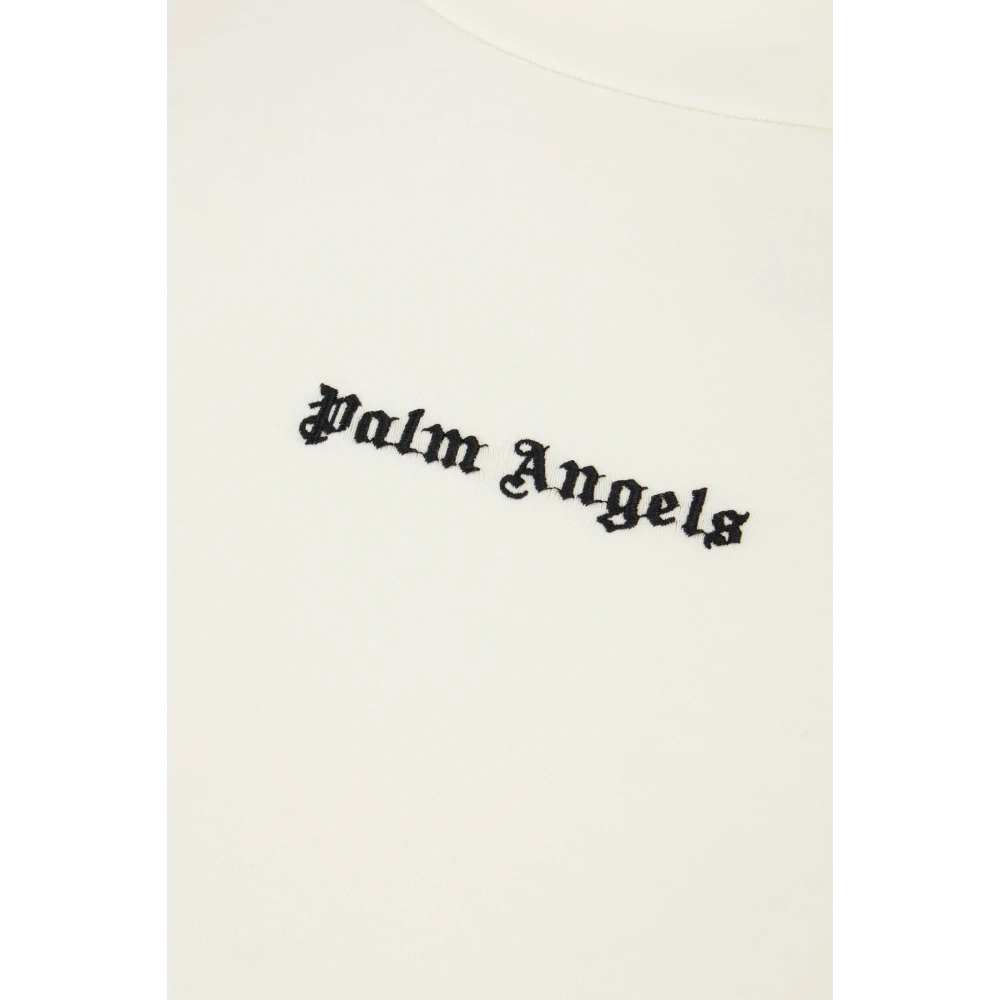 Palm Angels Casual Katoenen T-shirt Beige Dames