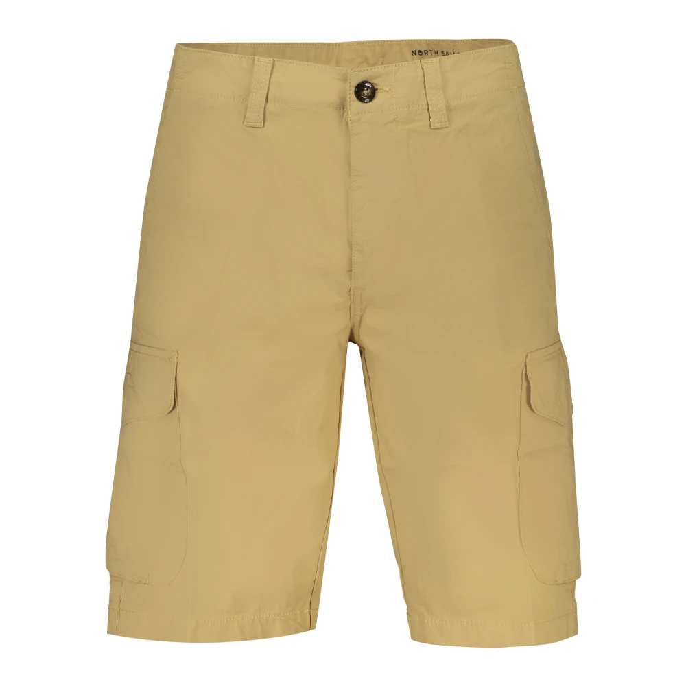 North Sails Beige America Poplin Cargo Shorts - Male - Casual Shorts - W30 - Shorts