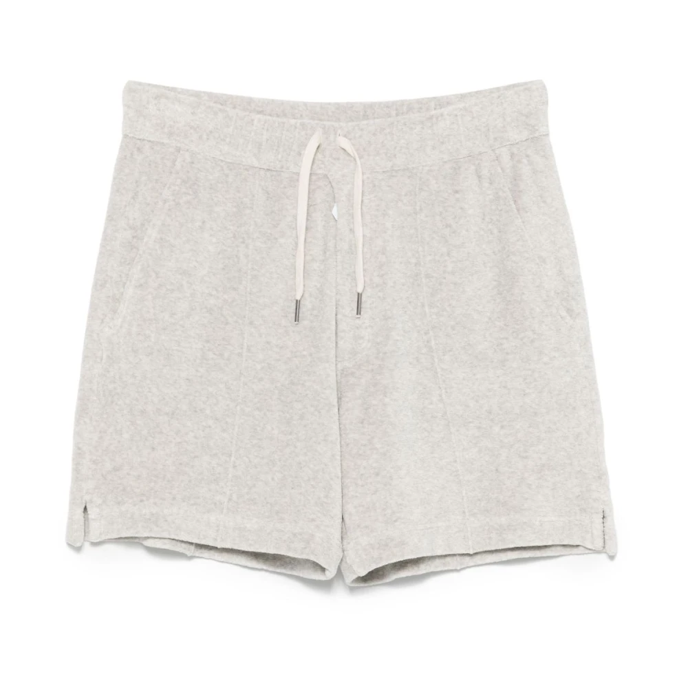 Tom Ford Lichtgrijze Elastische Trekkoord Shorts Gray Heren
