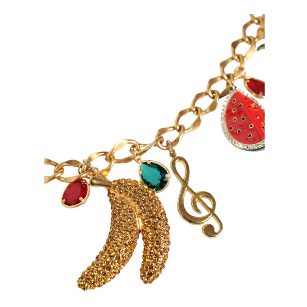Dolce & Gabbana Kristalversierde taillekettingriem Multicolor Dames