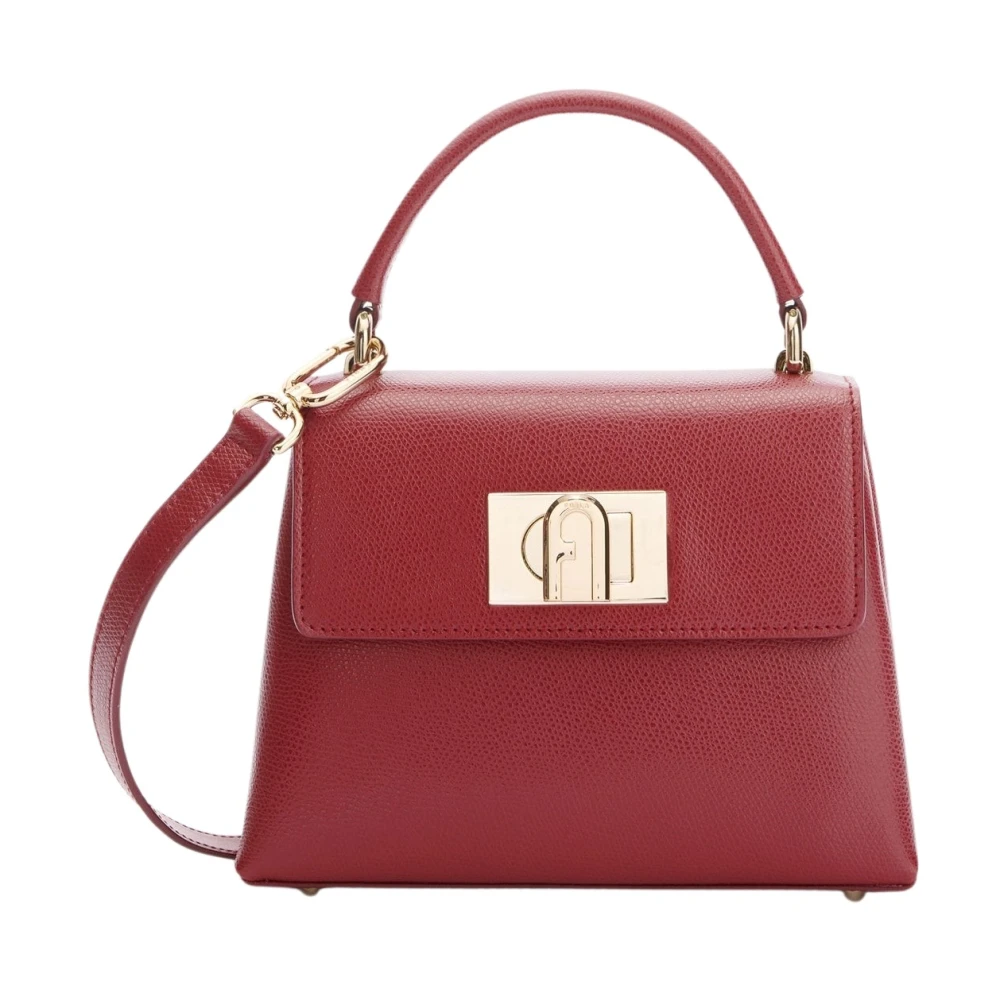Furla Vrouw Rood Tassen Dames, One Size, Leer, 1927 Mini Top Handle