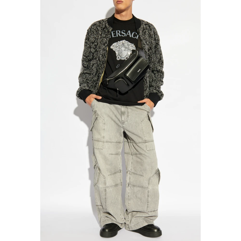 Versace Cargo jeans Gray Heren