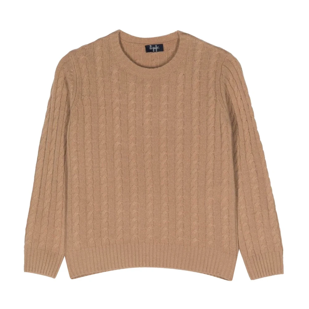 Il Gufo Boys Brown Kids Knitwear, 4 Y, Maglia Jumper