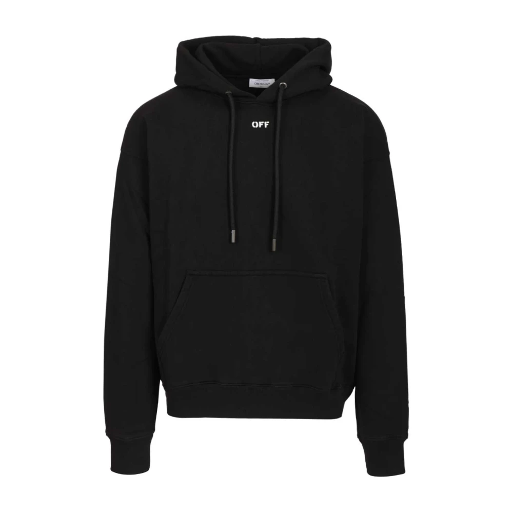 Off White Men's Black Hoodies, Xl, 3D Spray Arrow Skate Hoodie