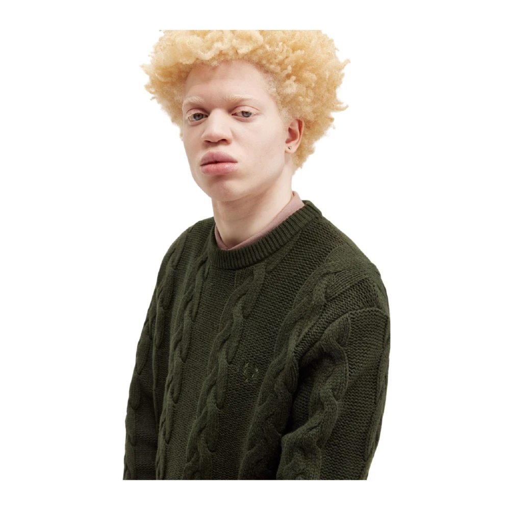 Fred Perry Groene Sweater Collectie Green Heren