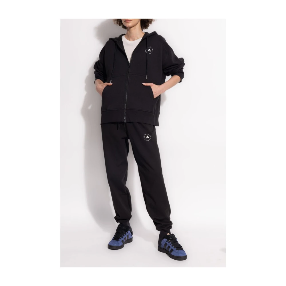 adidas by stella mccartney Zip-through Hoodie Black Dames