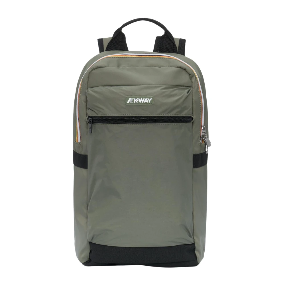 K-Way Uomo Verde - Zaino Laon - Bags - One Size