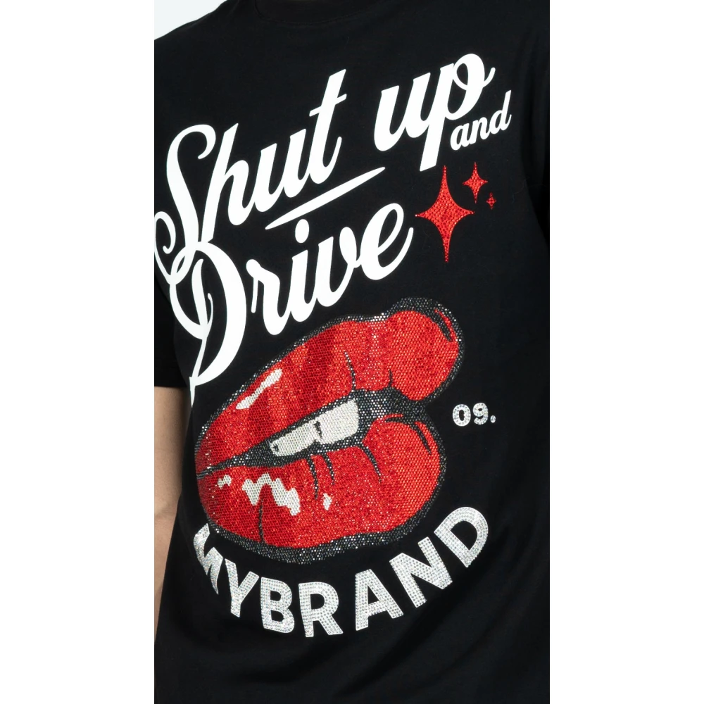 My Brand Zwarte Drive Tee Black Heren