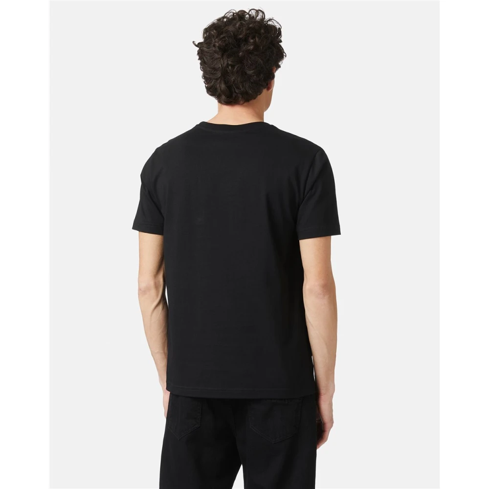 Iceberg T-shirt met bedrukte en geborduurde beer Black Heren