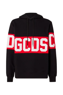Logo Stripe Hoodie