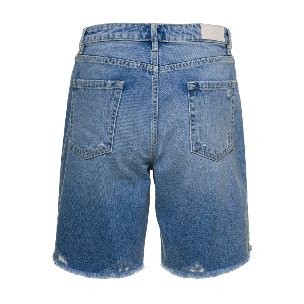 Icon Denim Shorts Blue Dames