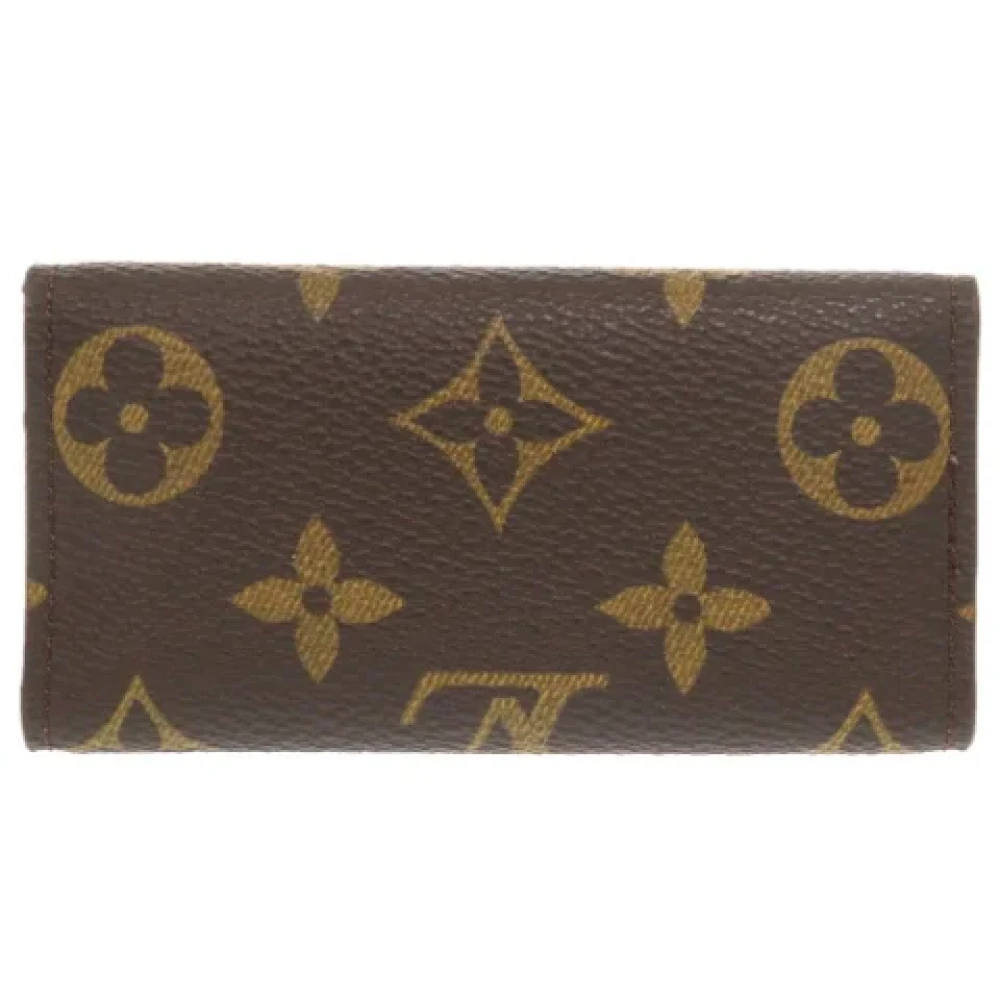 Louis Vuitton Vintage Pre-owned Fabric key-holders Brown Dames
