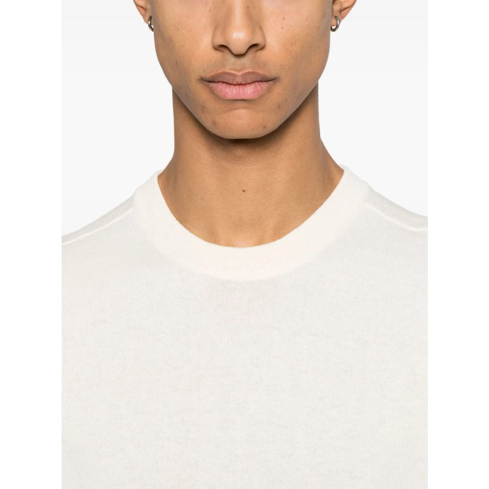 Stone Island Ivoor Trui Verhoog Garderobe Stijlvol Beige Heren