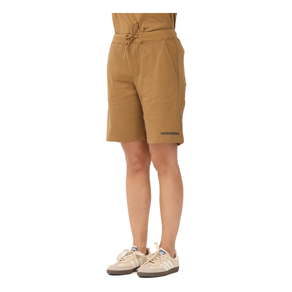 Dsquared2 Donna Marrone Pantaloncini, 2XS, New,
