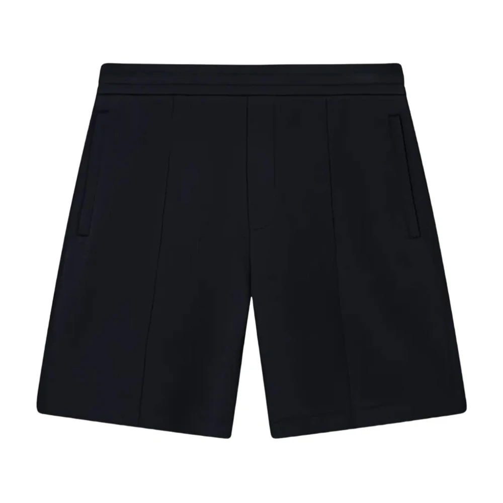 Emporio Armani Mannelijk Blauw Fitness Heren, Xs, Stretch Double Jersey Bermuda Shorts