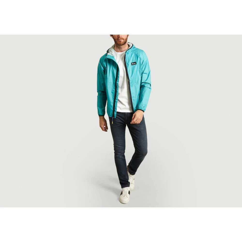 Penfield Turquoise Windbreaker Jas Blue Heren