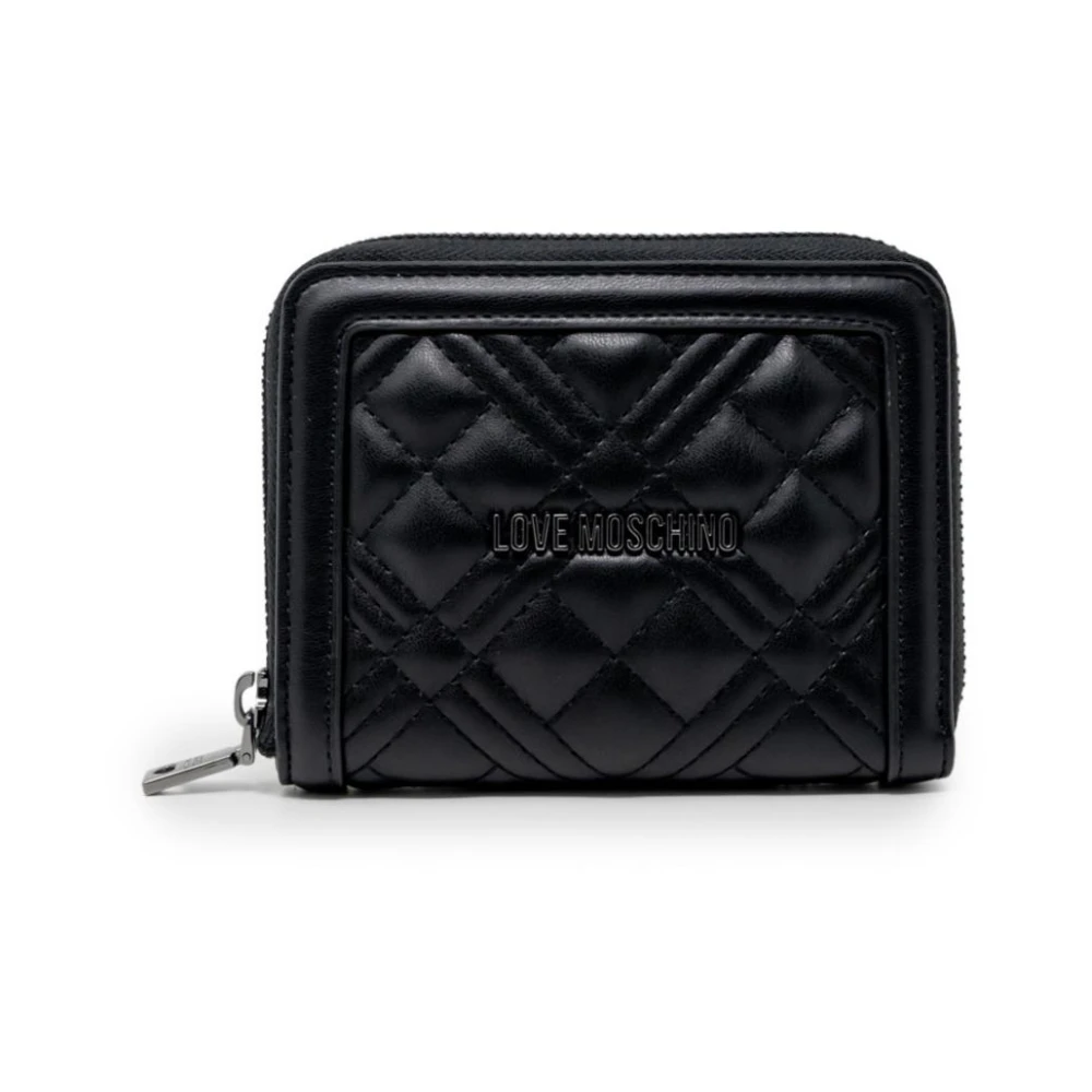 Love Moschino Grote Damesportemonnee Black Dames
