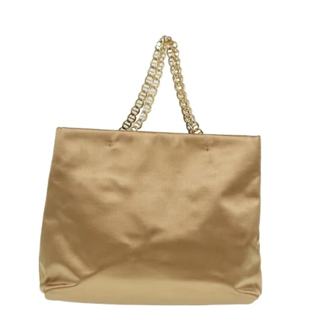 Prada Vintage Pre-owned Fabric prada-bags Brown Dames