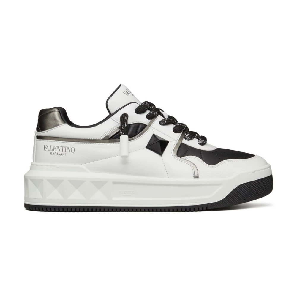 Valentino Garavani Multifärgade Läder Sneakers med Chunky Sula White, Herr