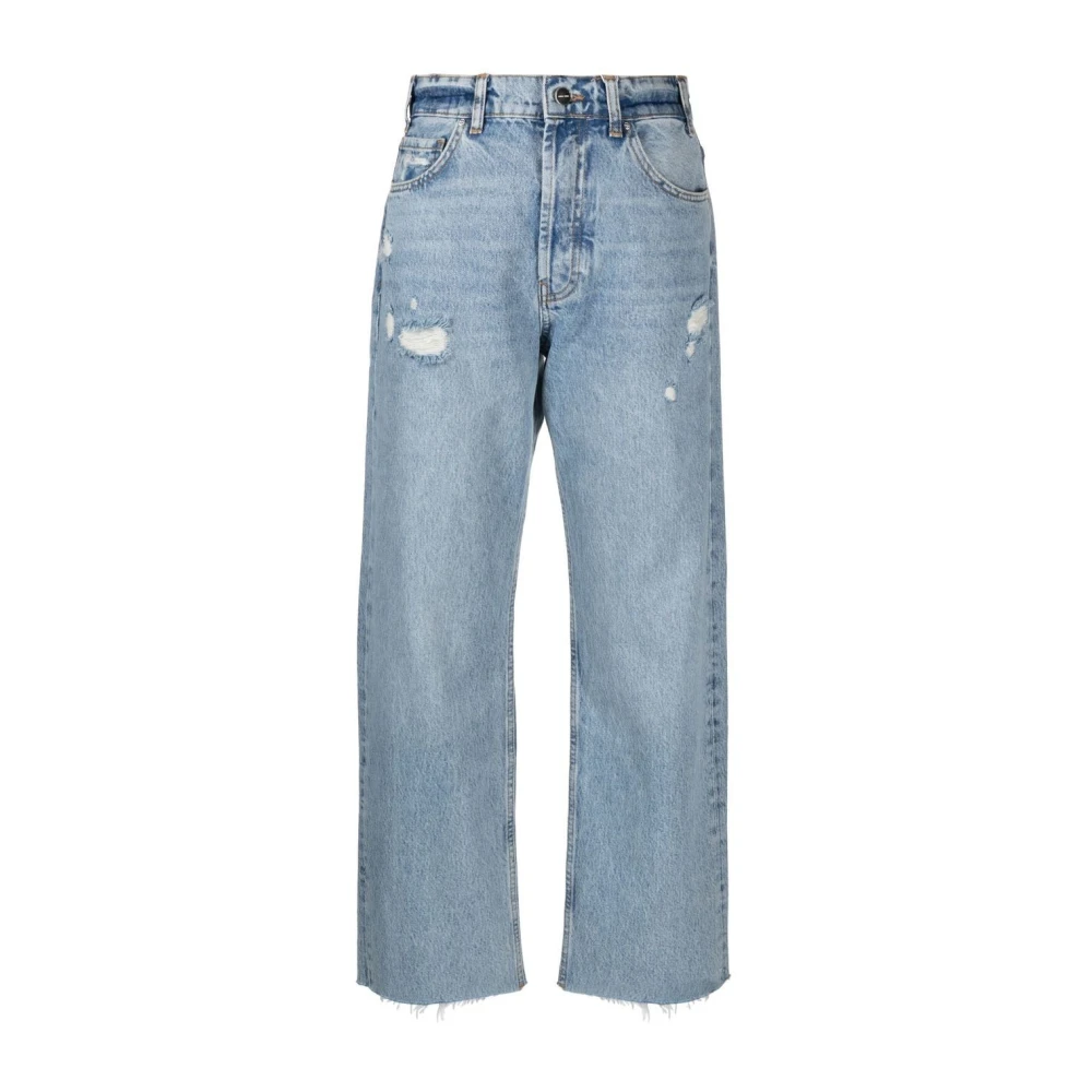 Anine Bing Women's Blue Gavin Jeans - Straight Fit Jeans - W30 - Jeans