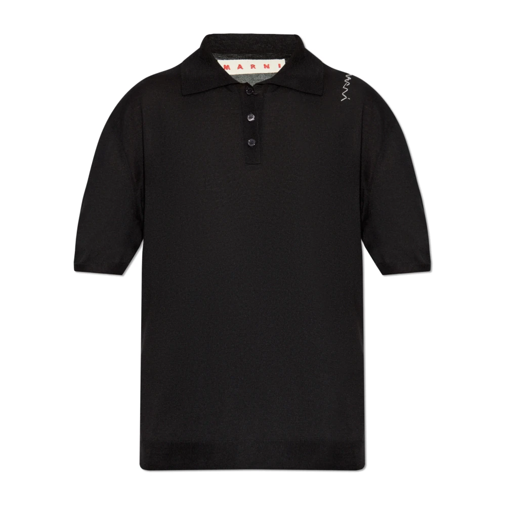 Marni Wollen Polo Black Dames