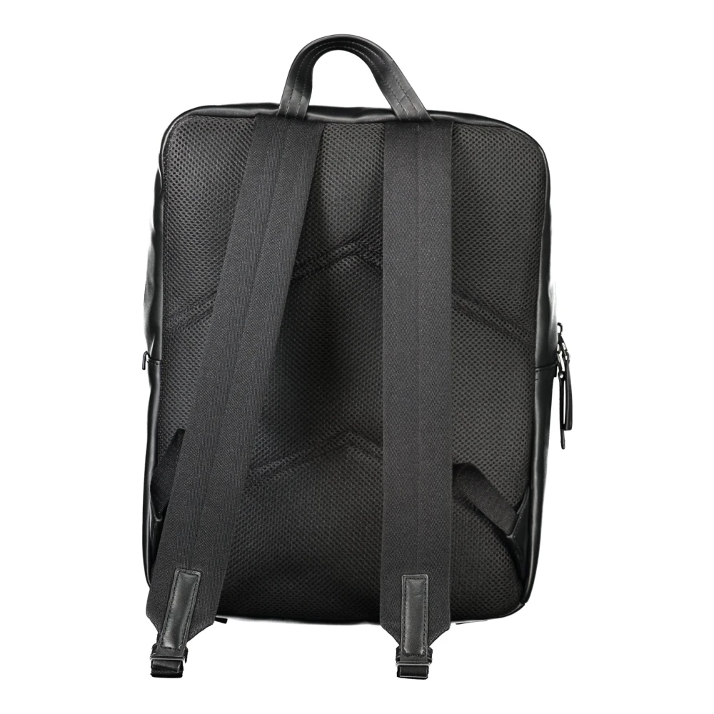 Calvin Klein Zwarte heren rugzak met ritssluiting Black Heren