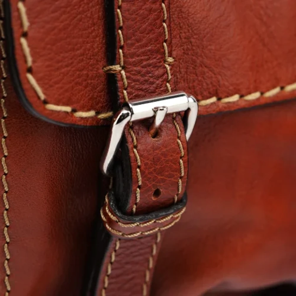 Chloé Pre-owned Leather handbags Brown Dames