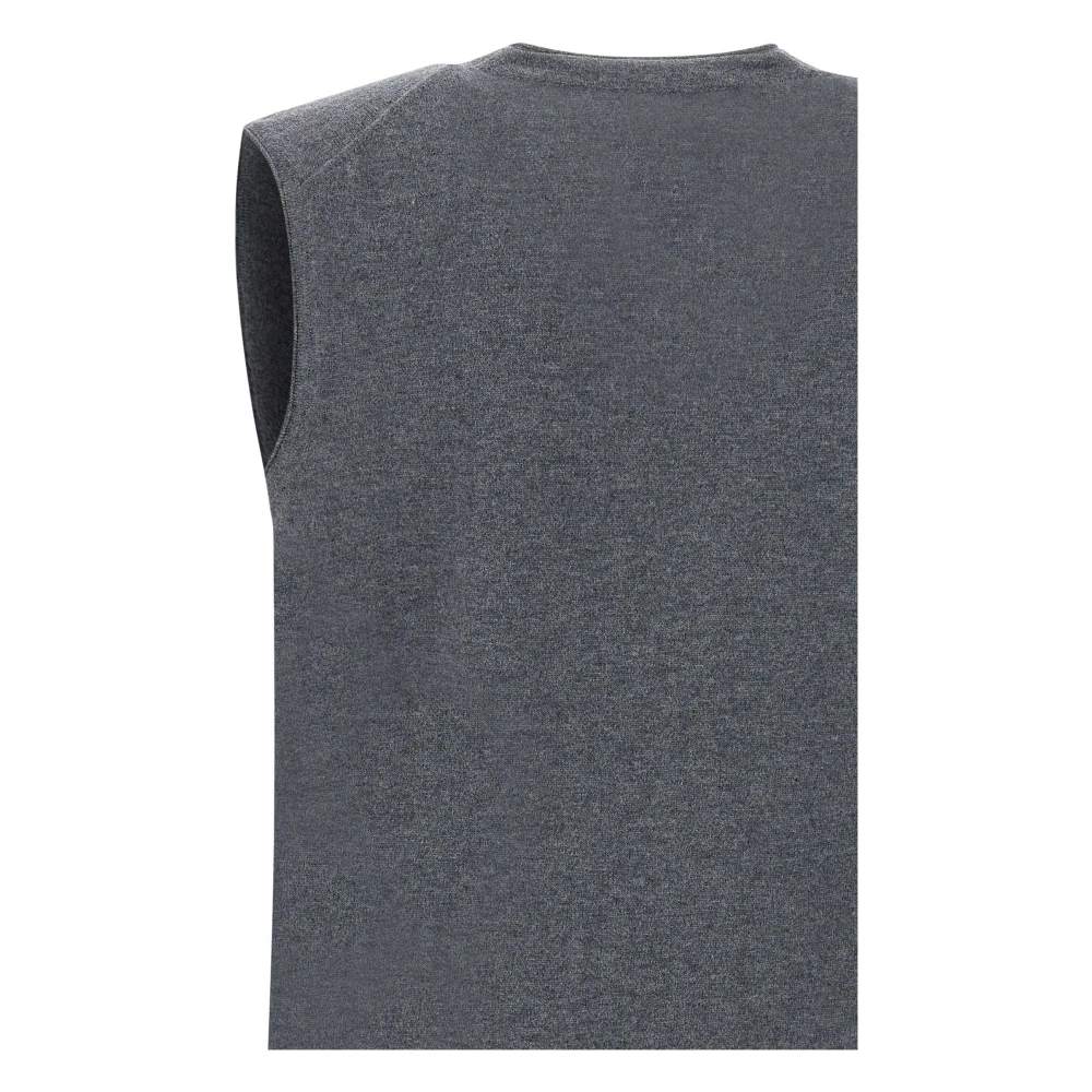 Kangra Heren wollen vest rookgrijs Gray Heren