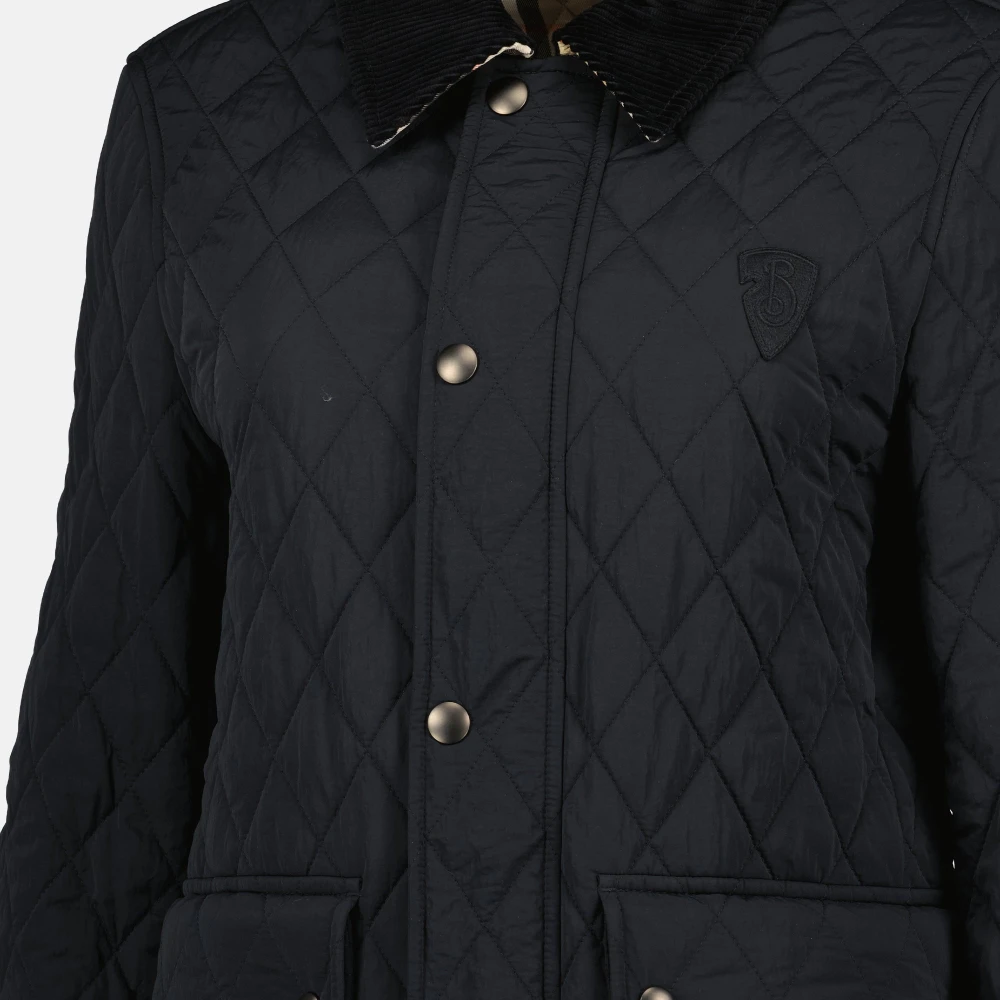 Burberry Gewatteerde jas Herfst-Winter 2024 Vrouwen Black Dames