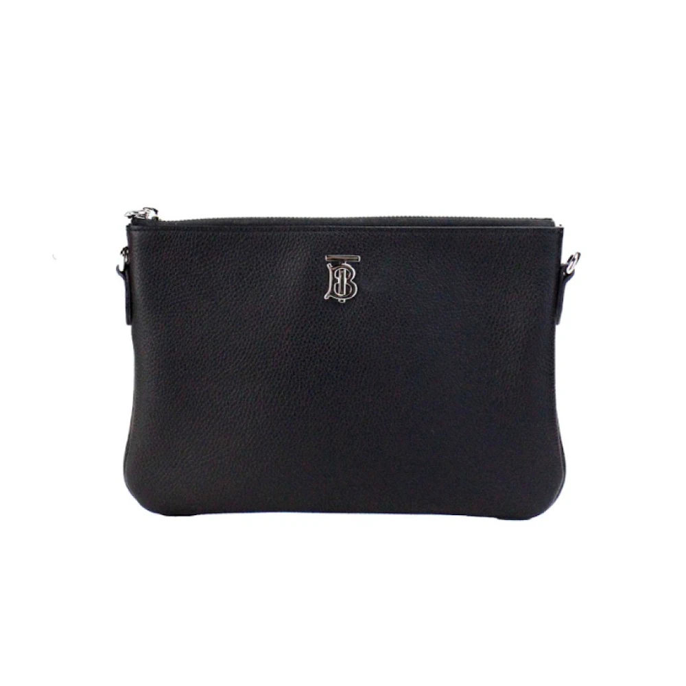 Burberry Monogram Zwart Crossbody Tas Portemonnee Black Dames