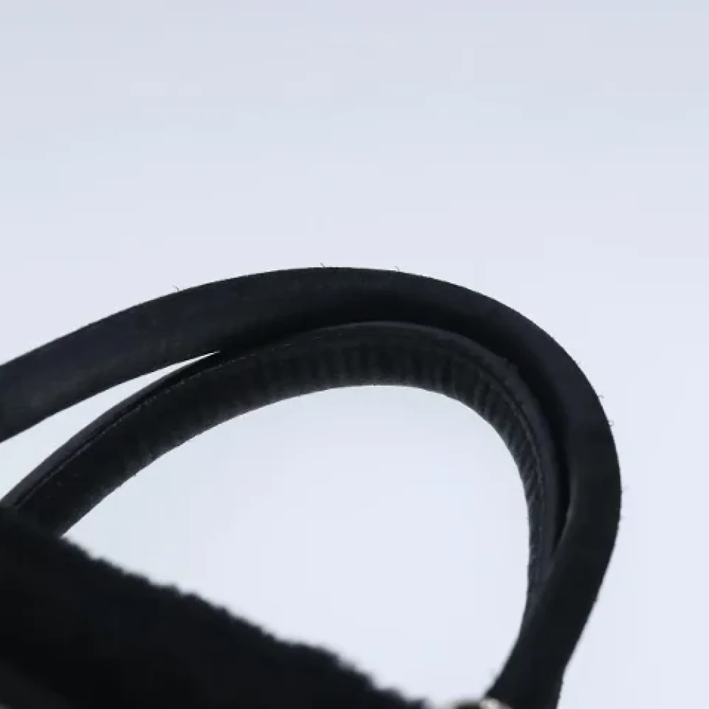 Balenciaga Vintage Pre-owned Suede handbags Black Dames