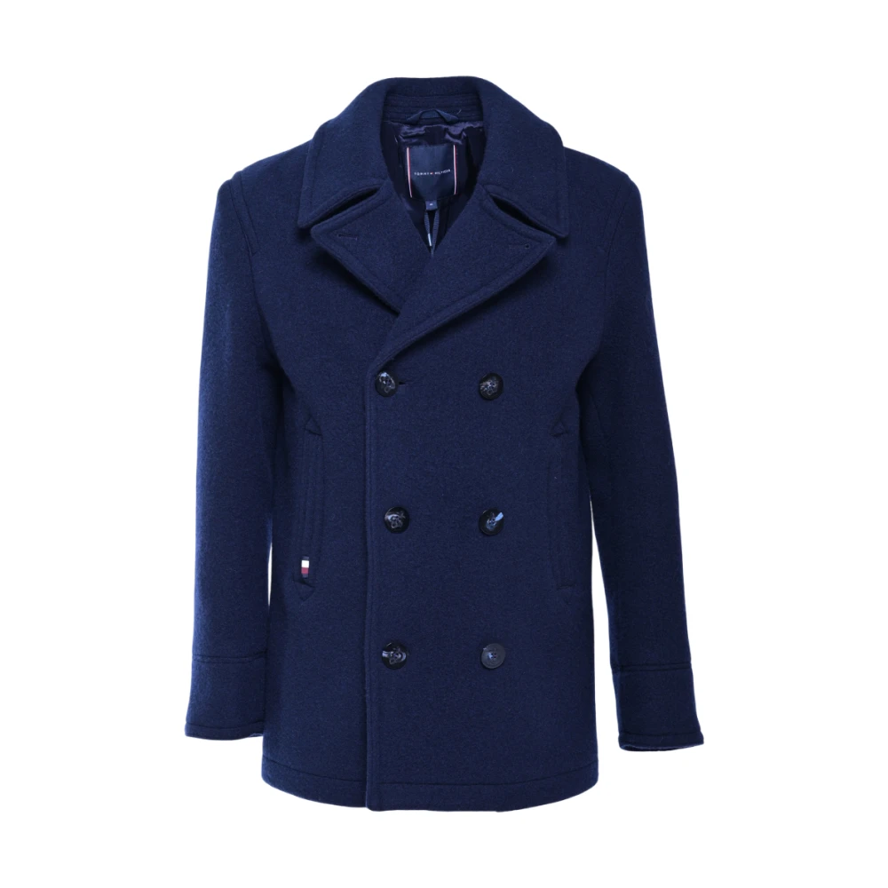 Tommy Hilfiger Men's Blue Premium Desert Sky Coat