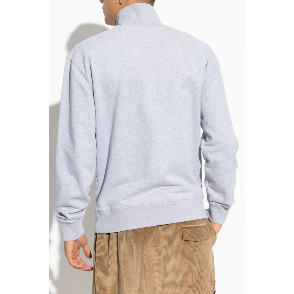 Maison Kitsuné Sweatshirt met ritssluiting Gray Heren