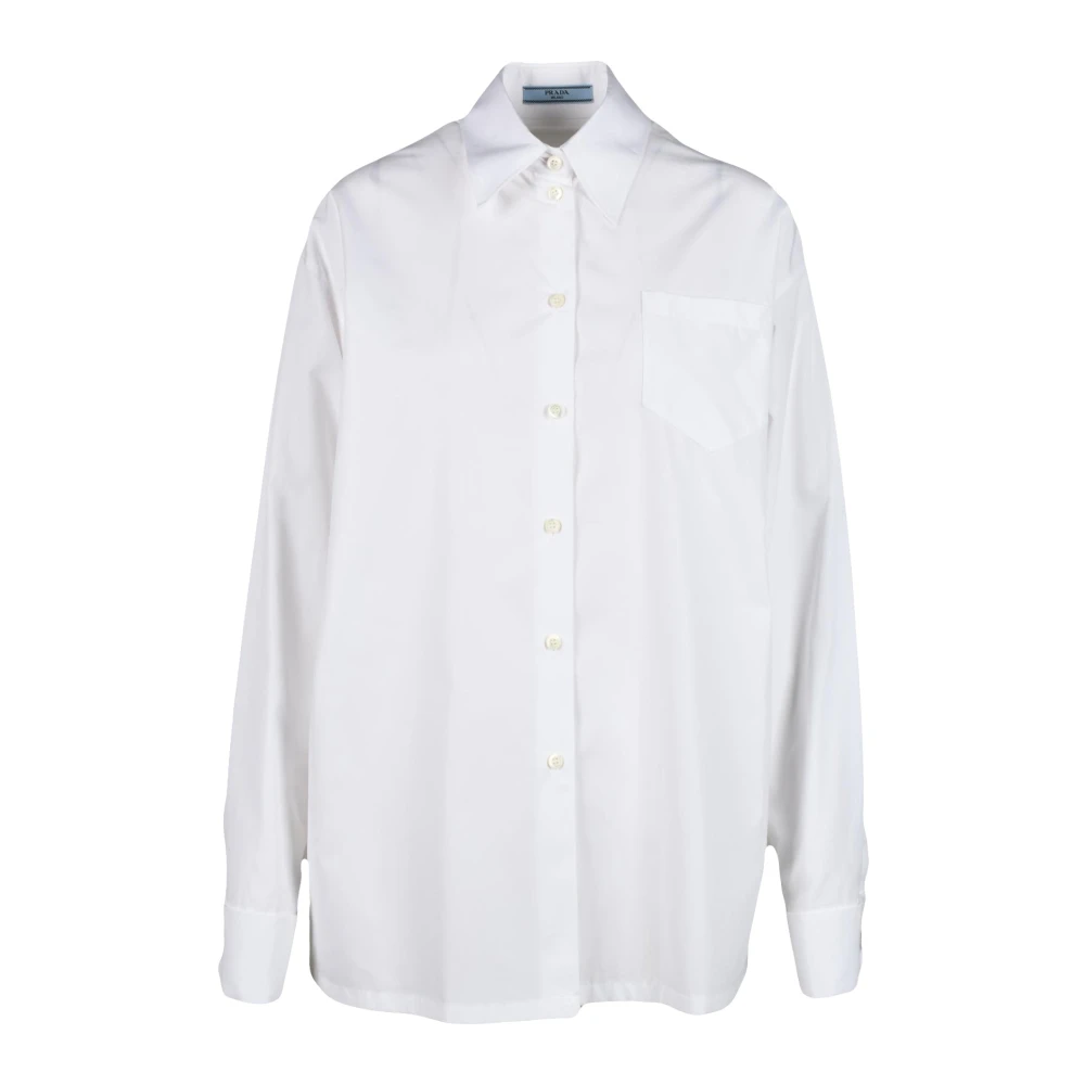 Prada Overhemd White Dames