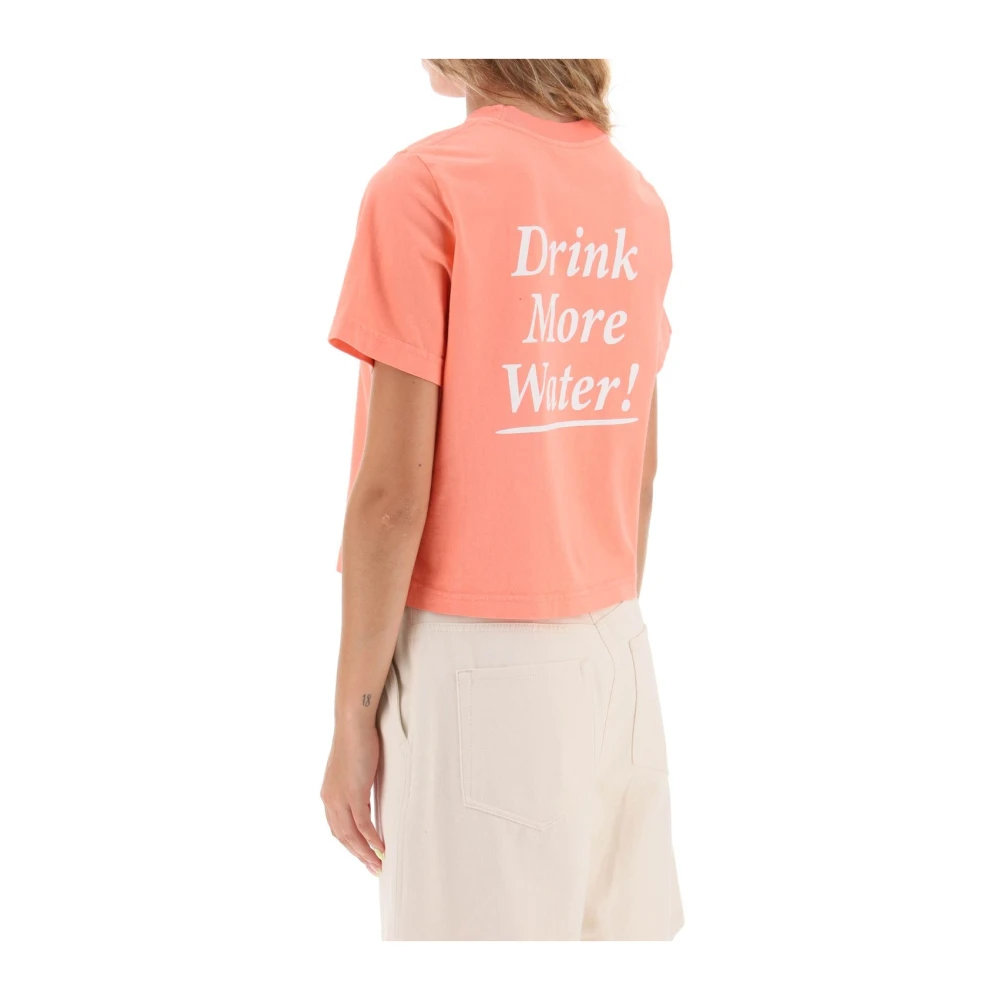 Sporty & Rich Sweatshirt T-shirt Combo Pink Dames