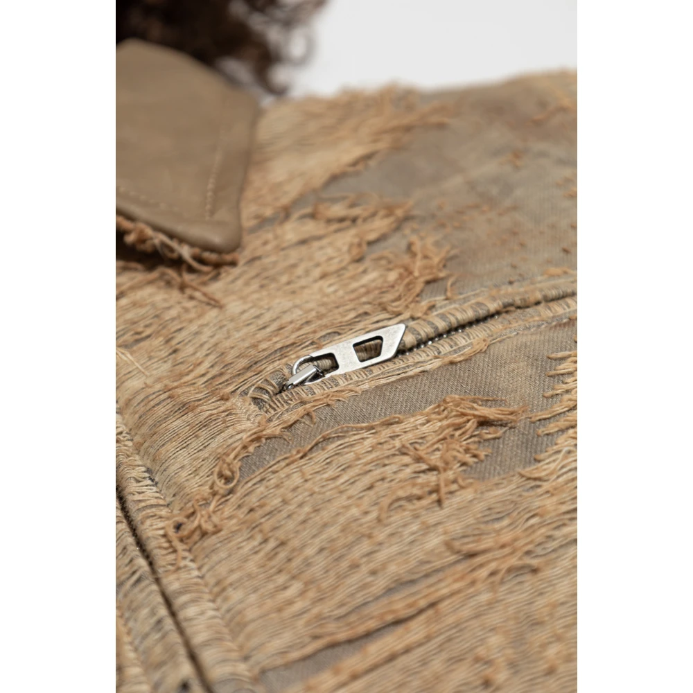 Diesel Jas De-Nea-Fsg Beige Dames