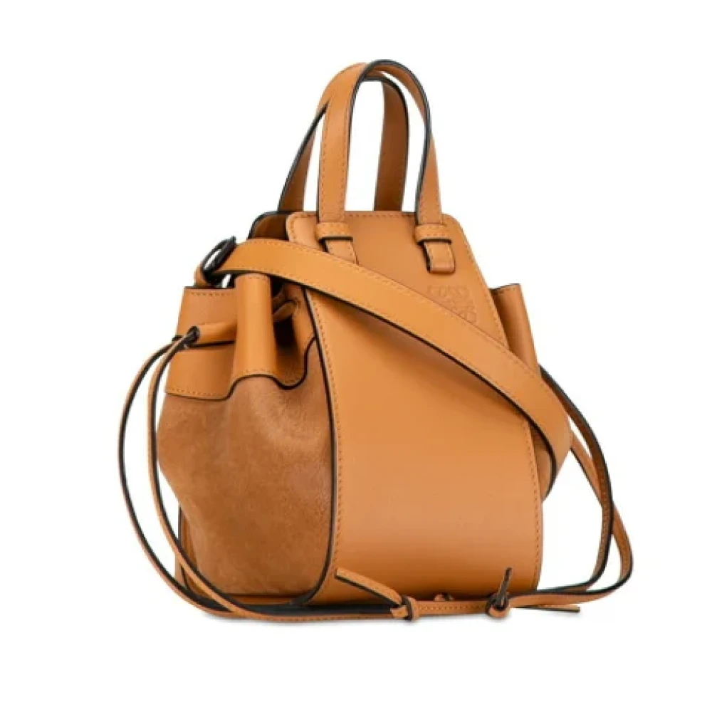 Loewe Pre-owned Leather shoulder-bags Brown Dames