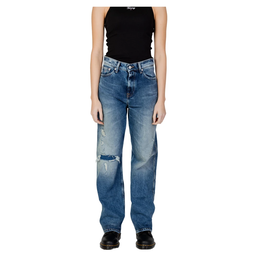 Tommy Jeans Betsy Mom Jeans Lente Zomer Collectie Blue Dames