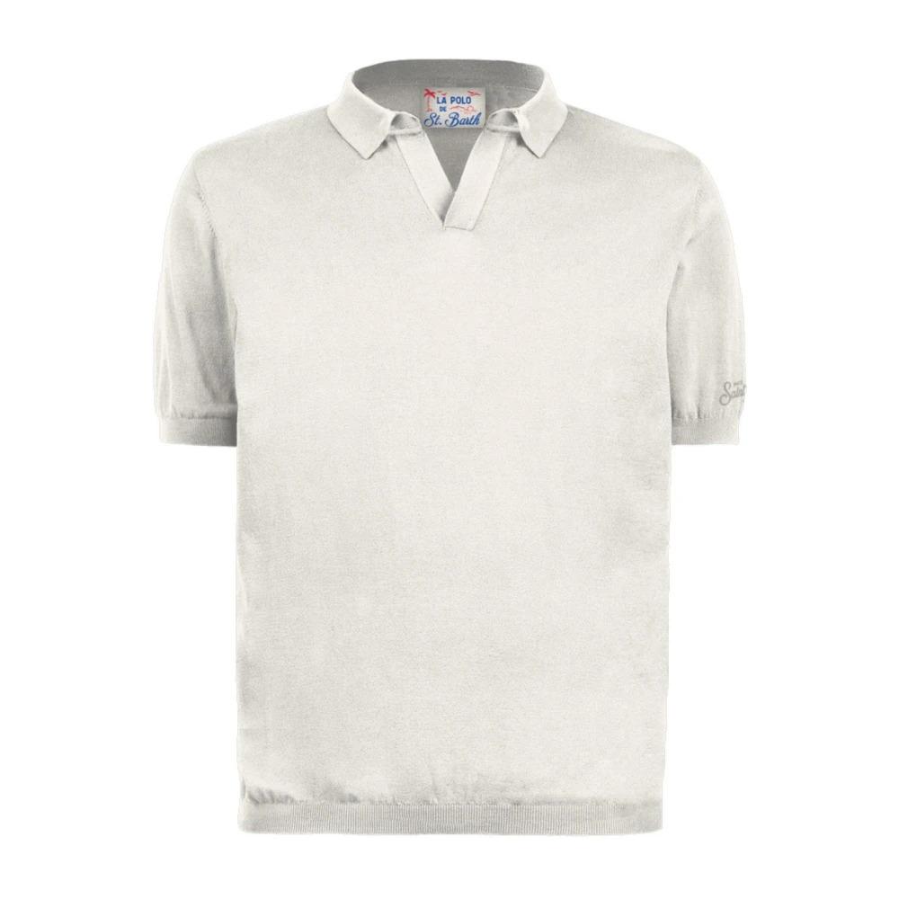 Mc2 Saint Barth Men's White Polo Shirts,, Sloan Polo Shirt 2XL