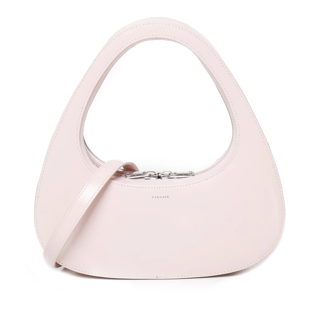 Coperni Roze Baguette Tas met Dubbele Rits Pink Dames