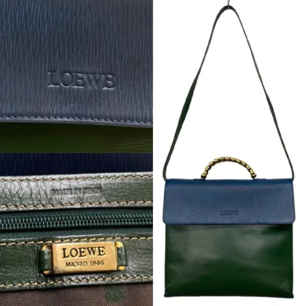 Loewe Pre-owned Fabric handbags Black Dames
