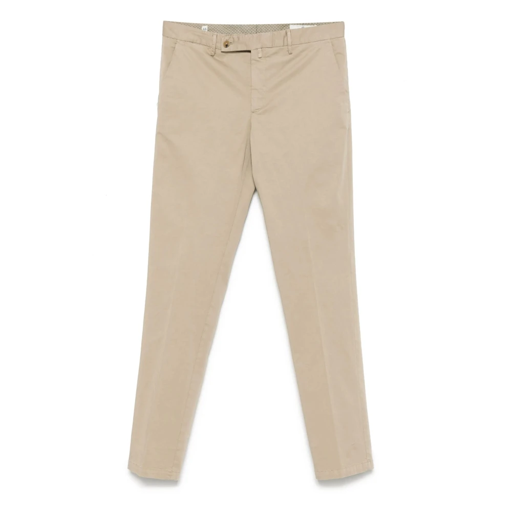 Borrelli , Chinos, Male, Beige, 2XL, Cotton Chino Trousers