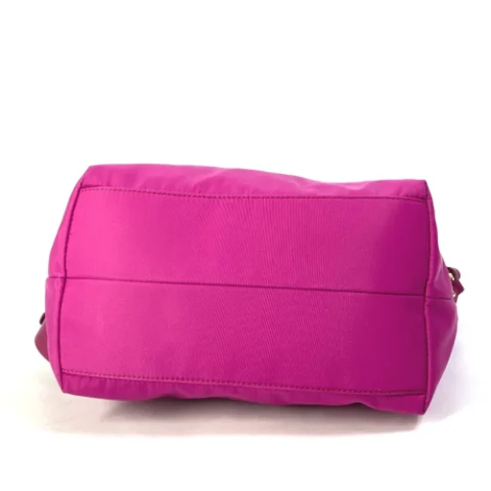 Salvatore Ferragamo Pre-owned Fabric handbags Pink Dames
