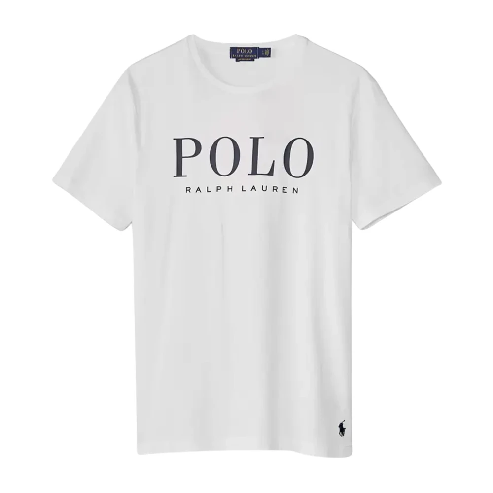 Ralph Lauren Comfortabel en stijlvol 100% katoenen T-shirt voor heren White Heren