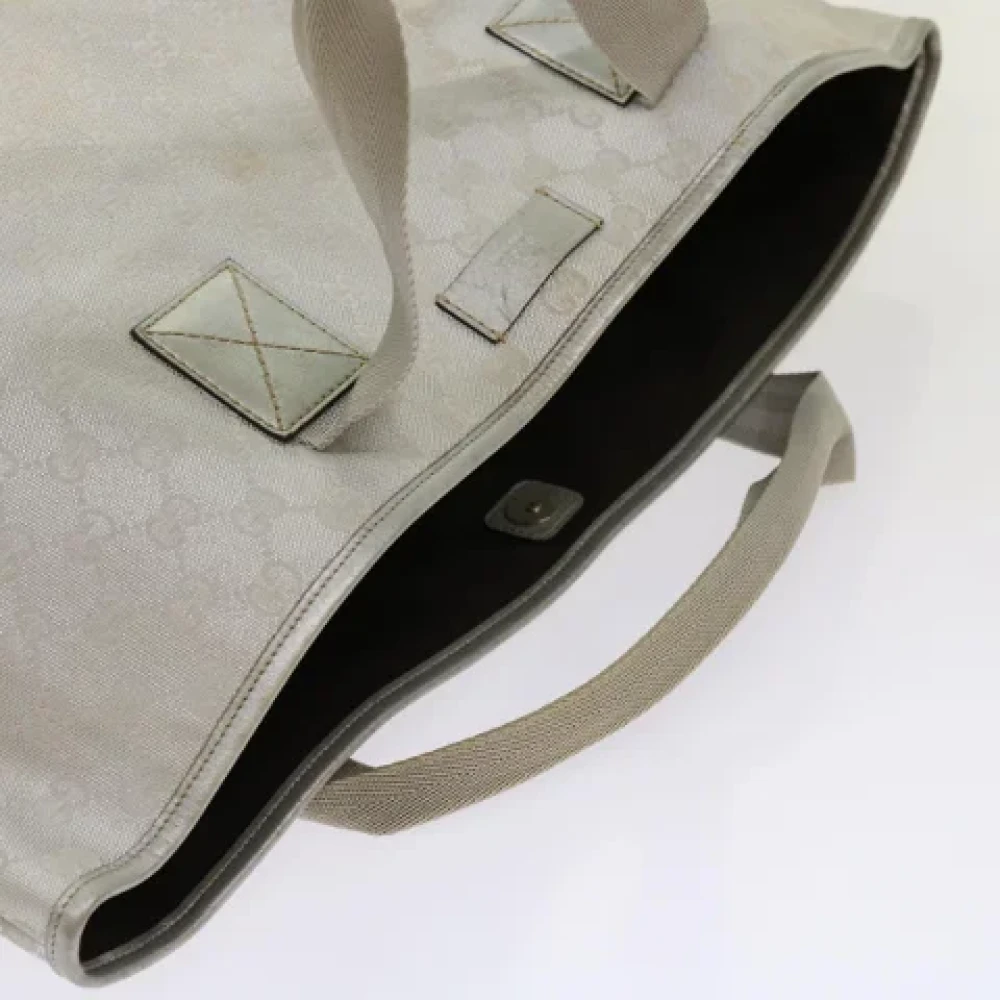 Gucci Vintage Pre-owned Canvas totes Gray Dames