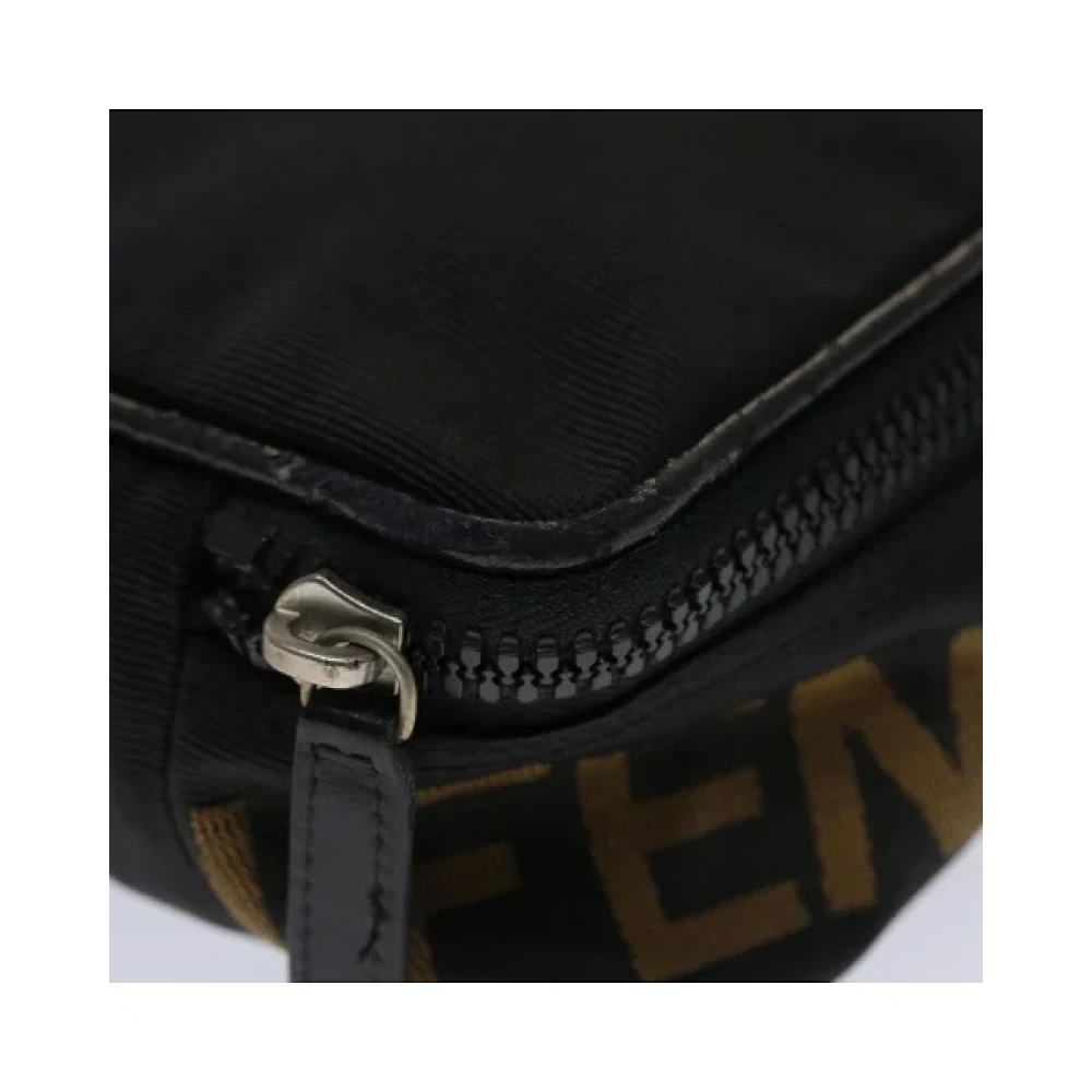 Fendi Vintage Pre-owned Nylon handbags Black Dames