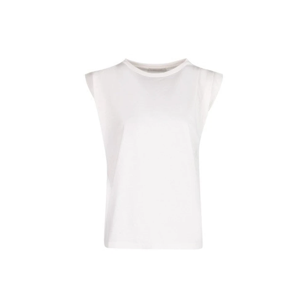March23 Top zonder mouwen Zomerse stijl White Dames