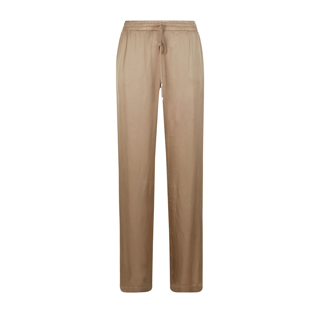 Ermanno Scervino Beige Viscose Broek Made in Italy Beige Dames