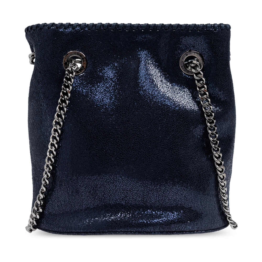 Stella Mccartney Eco Shiny schoudertas Blue Dames