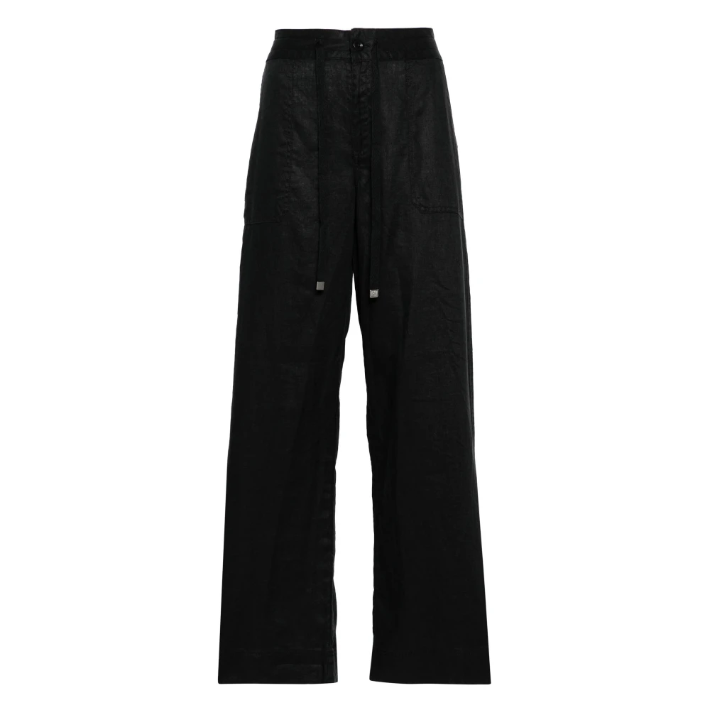 Ralph Lauren Jovonie broek met wijde pijpen Black Dames